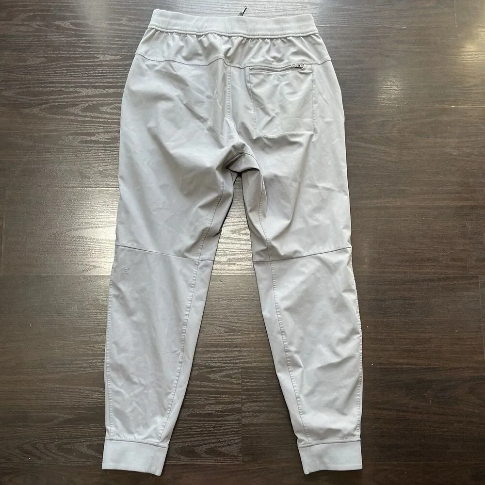 Lululemon Mens M Gray ABC Jogger Pants Warpstreme Athletic Gym Travel Commuter